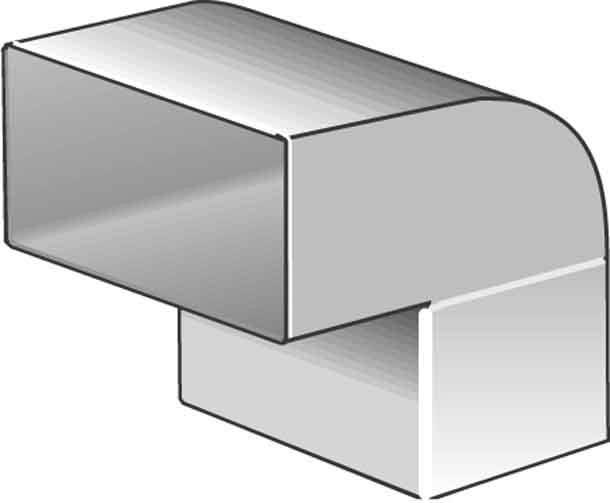 Helios Ventilatoren Flachkanalbogen FLB 100V