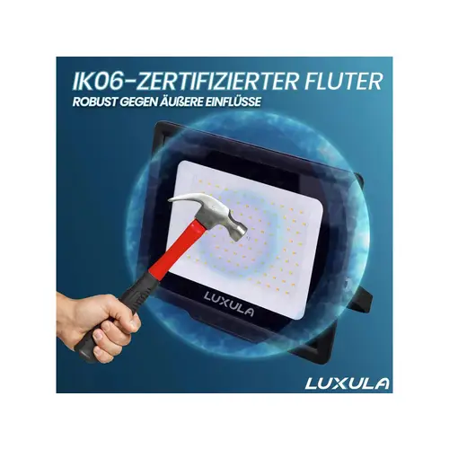 LUXULA LED-Fluter, EEK: F, 10W, 1000lm, 3000K, schwarz LUXULA LED-Fluter, EEK: F, 10W, 1000lm, 3000K, schwarz