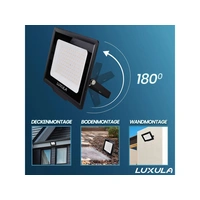 LUXULA LED-Fluter, EEK: F, 10W, 1000lm, 3000K, schwarz LUXULA LED-Fluter, EEK: F, 10W, 1000lm, 3000K, schwarz