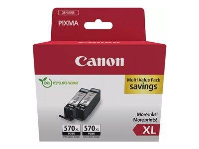 CANON PGI-570XL Ink Cartridge BK TWIN Drucken, Scannen & Verbrauchsmaterial Verbrauchsmaterialien
