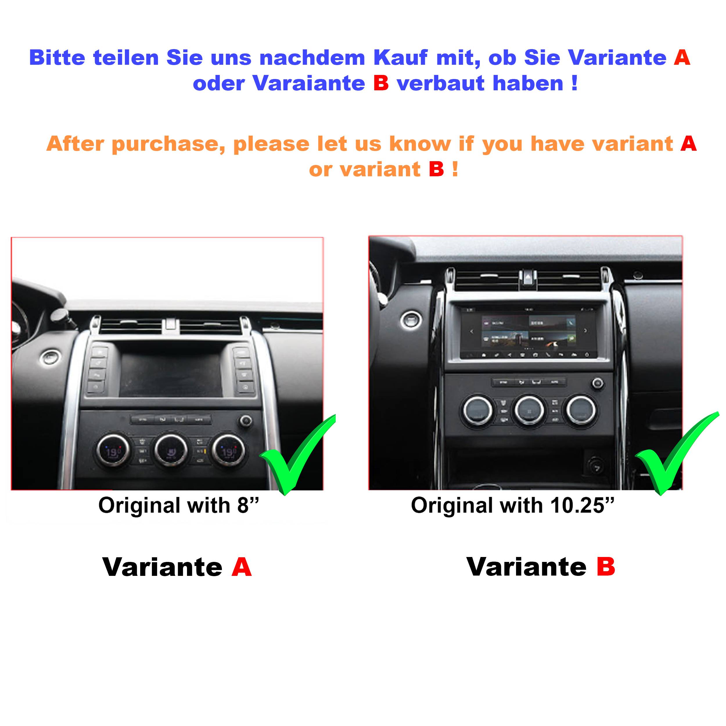 Für Land Rover Discovery 5 17-20 12.3"Touchscreen Android GPS Navigation CarPlay