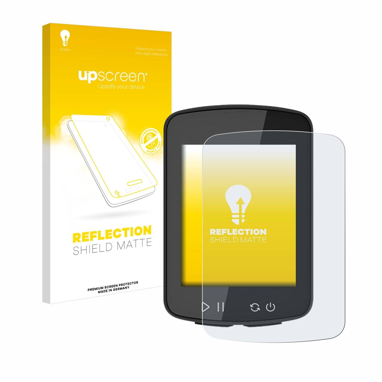 upscreen Reflection Shield Matt Schutzfolie für Xoss G Gen