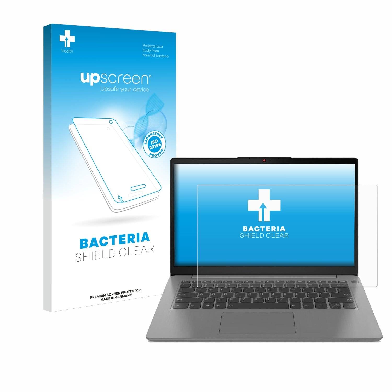 upscreen Bacteria Shield Schutzfolie für Lenovo IdeaPad Slim 3 Gen 8 14 -