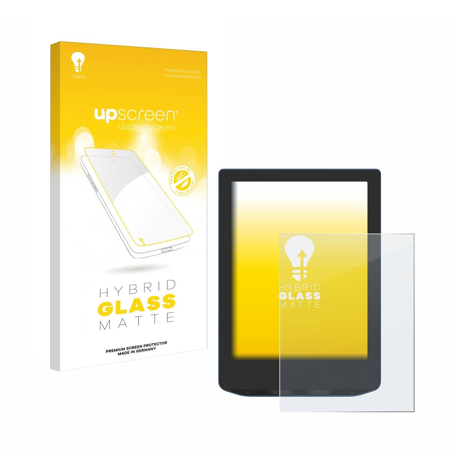 upscreen Hybrid Glas Matt Panzer-Folie für PocketBook Verse