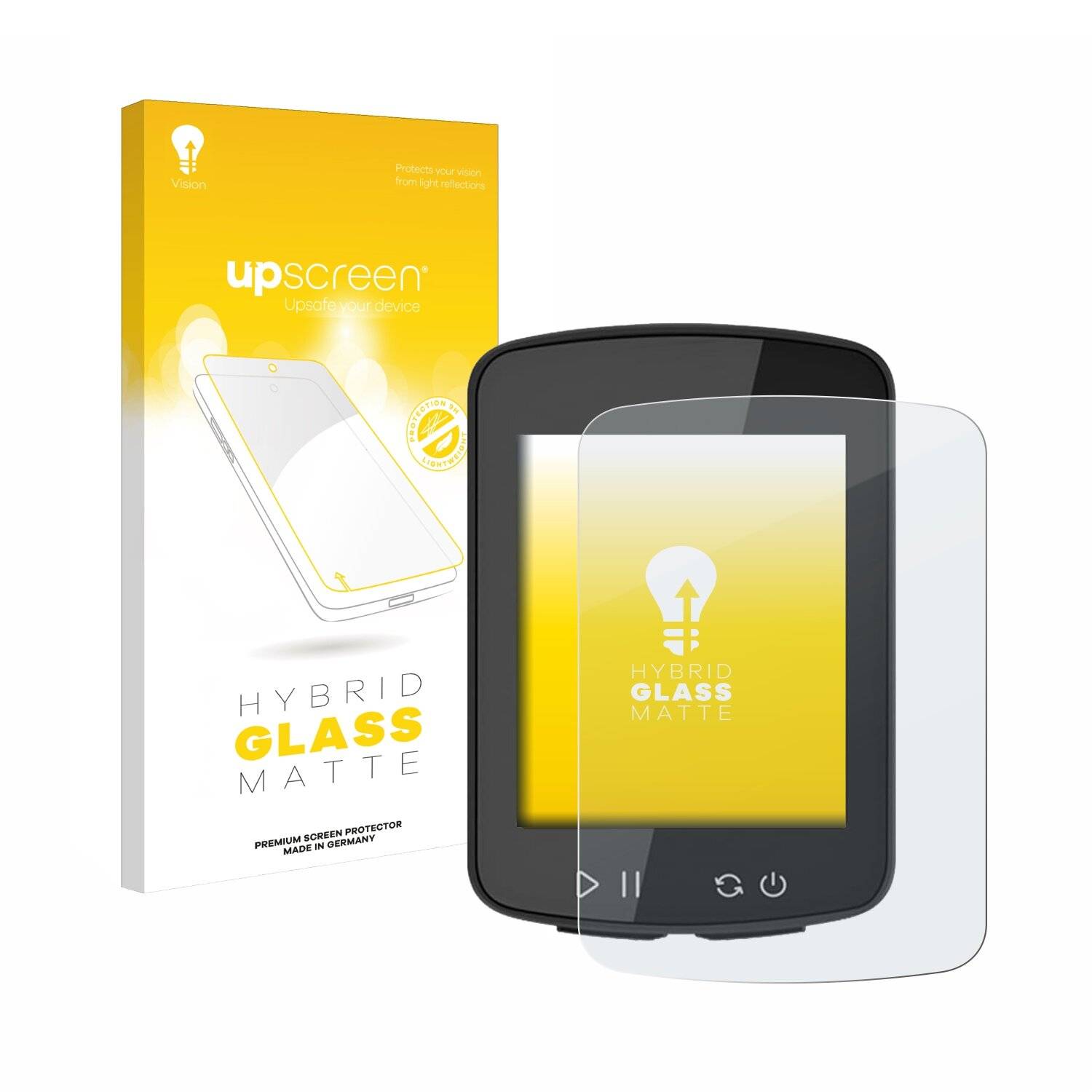 upscreen Hybrid Glas Matt Panzer-Folie für Xoss G Gen