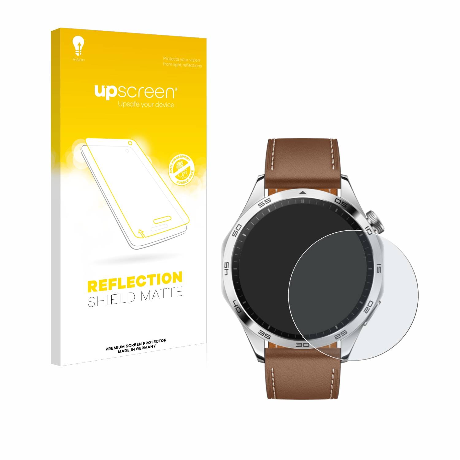 upscreen Reflection Shield Matt Schutzfolie für Huawei Watch GT 4 (46mm)