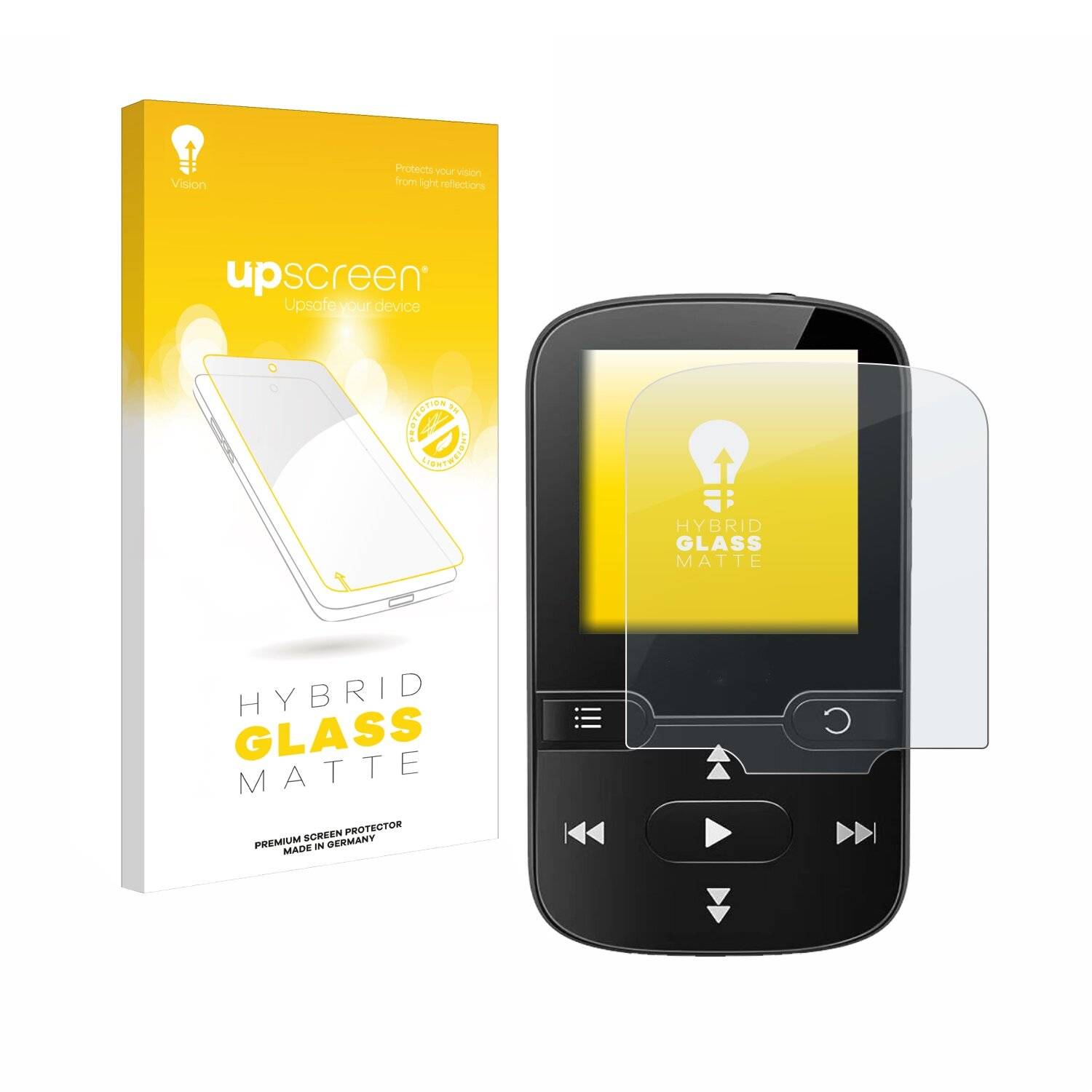 upscreen Hybrid Glas Matt Panzer-Folie für Etacé