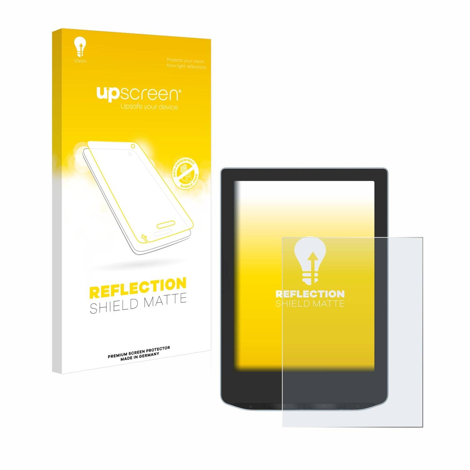 upscreen Reflection Shield Matt Schutzfolie für PocketBook