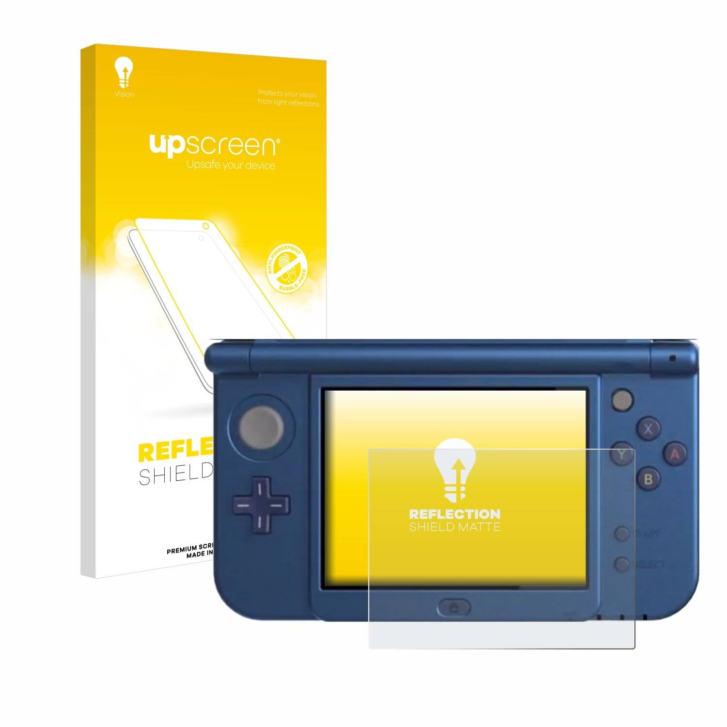 upscreen Reflection Shield Matt Schutzfolie für Nintendo New 3DS XL (Unteres