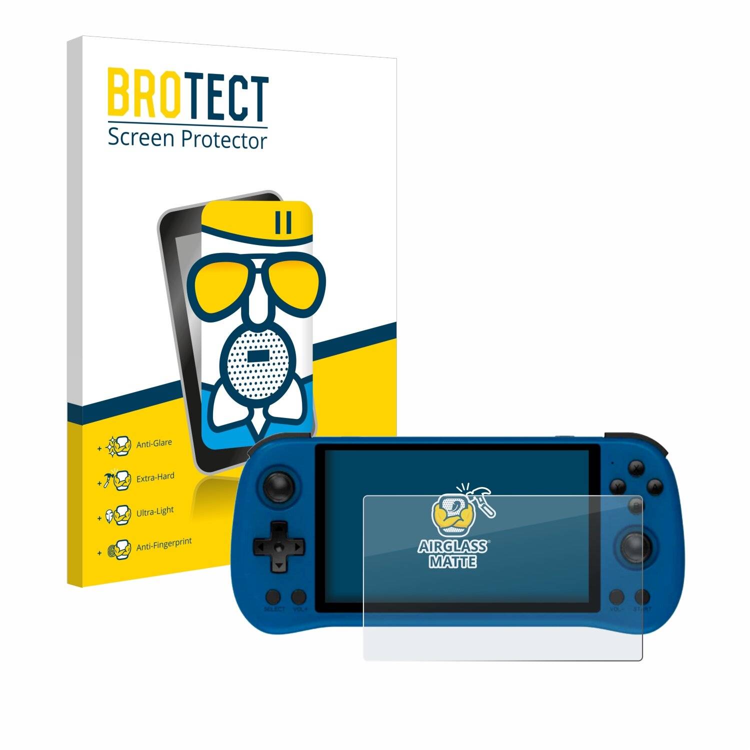 BROTECT AirGlass Matt Glas Panzer Folie für Powkiddy