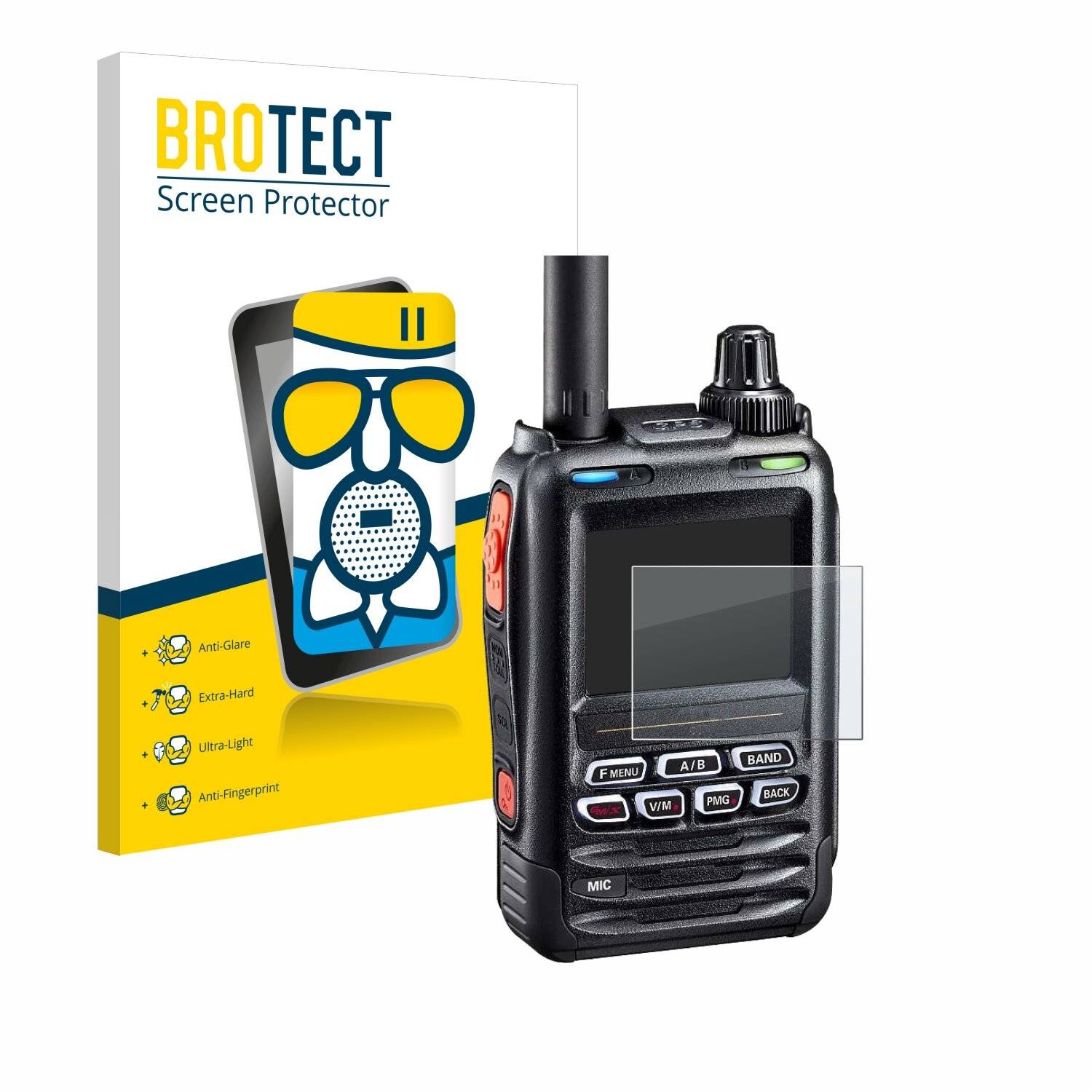 BROTECT AirGlass Matt Glas Panzer Folie für Yaesu
