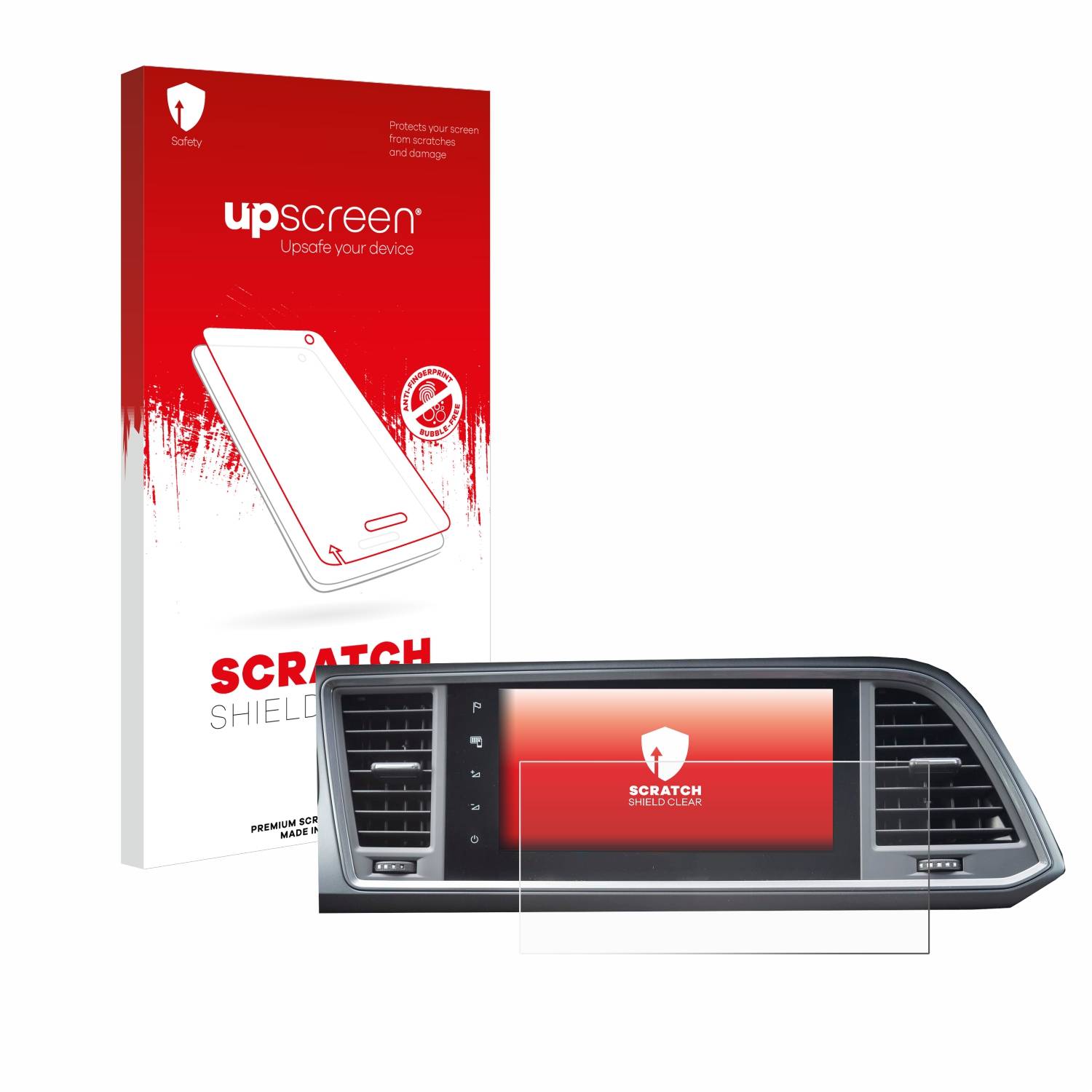 upscreen Scratch Shield Schutzfolie für Seat Ateca Style 2021 Infotainment System 9.2