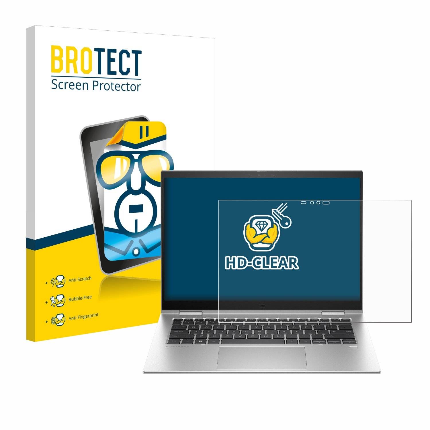 BROTECT Displayschutz-Folie für HP EliteBook x360 1040