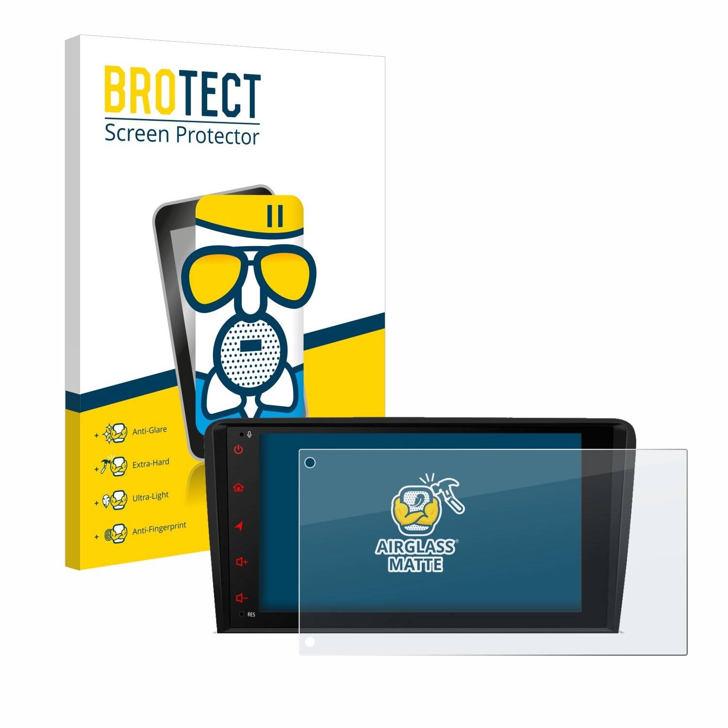 BROTECT AirGlass Matt Glas Panzer Folie für Xtrons