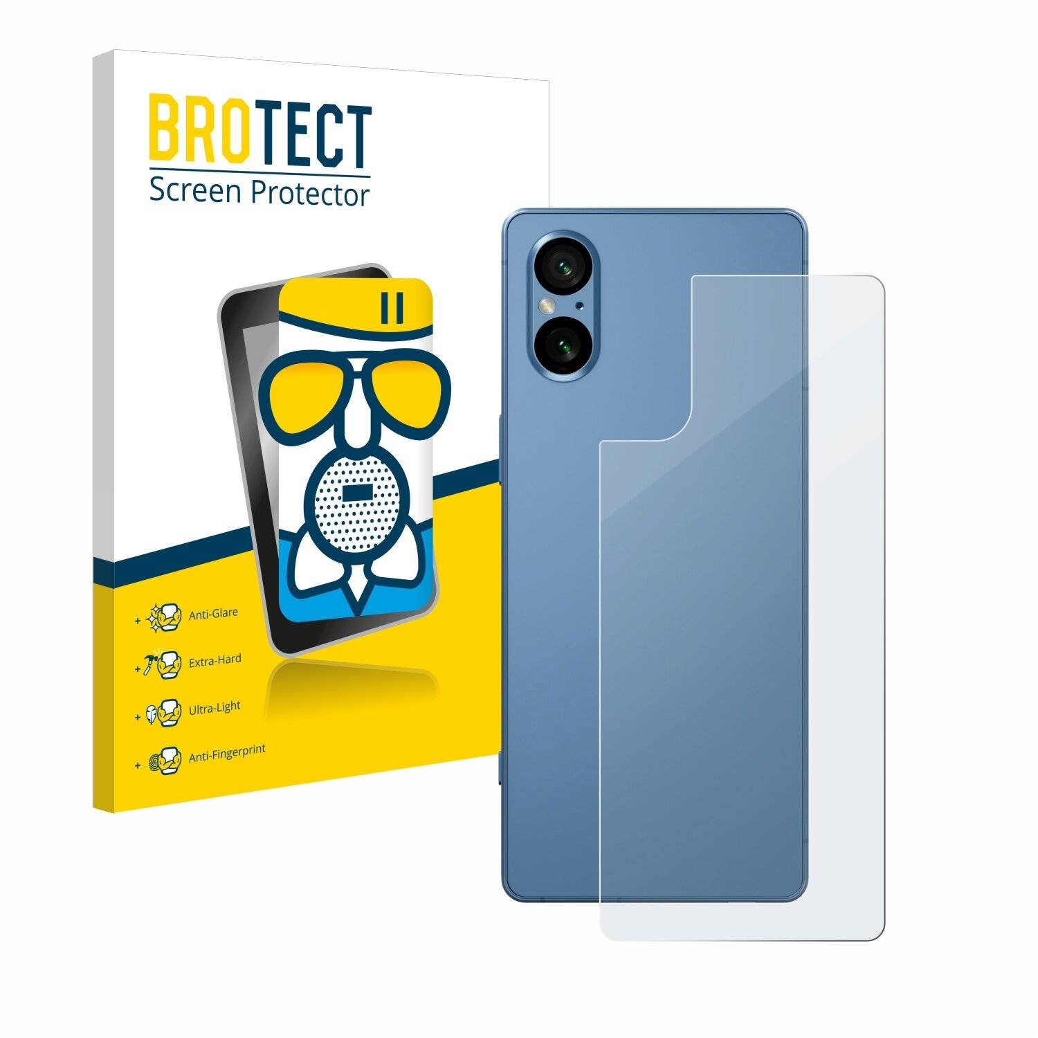 BROTECT AirGlass Matt Glas Panzer Folie für Sony Xperia 5 V
