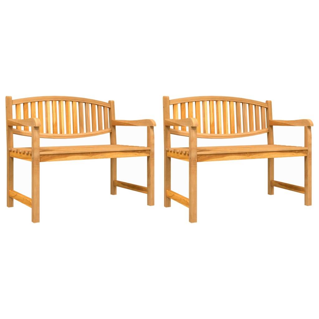 vidaXL 3-tlg. Garten-Essgruppe Massivholz Teak
