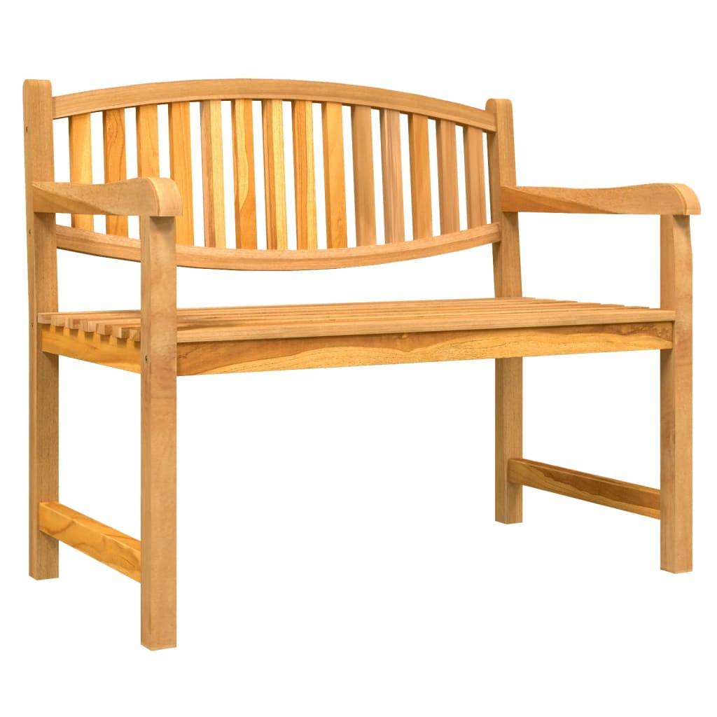 vidaXL 3-tlg. Garten-Essgruppe Massivholz Teak