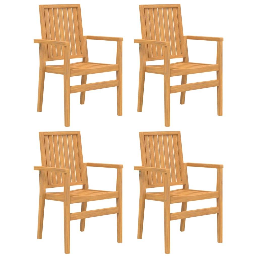 vidaXL 5-tlg. Garten-Essgruppe Massivholz Teak