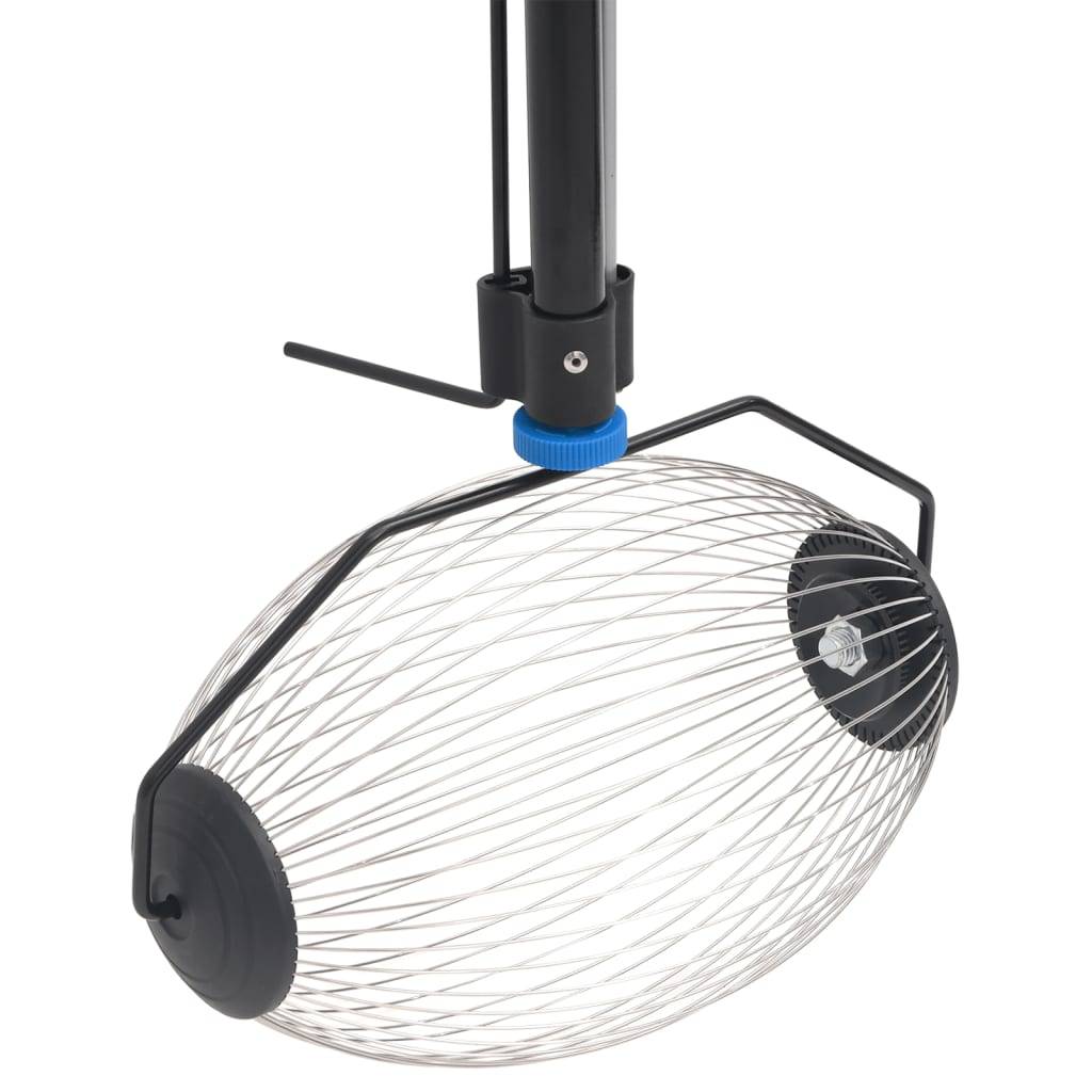 vidaXL Rollsammler Blau 127 cm Stahl