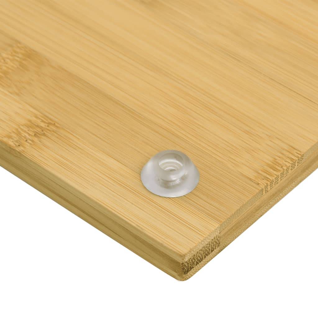vidaXL Herdabdeckplatten 2 Stk. 50x28x1,5 cm Bambus