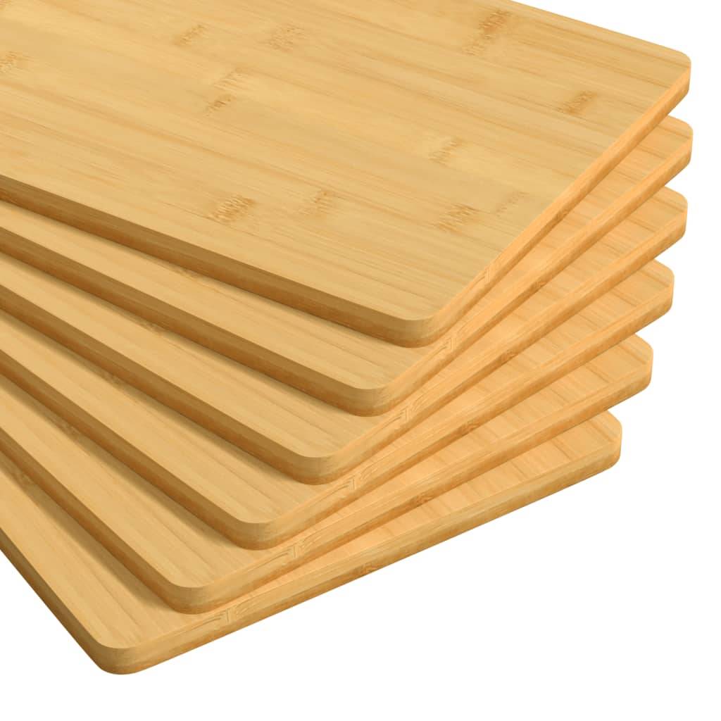 vidaXL Frühstücksbrettchen 6 Stk. 35x23x0,8 cm Bambus
