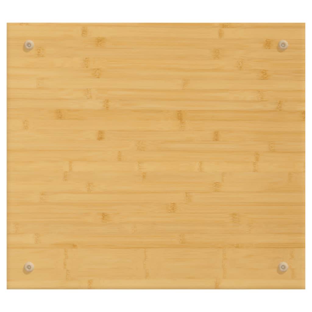 vidaXL Herdabdeckplatte 50x56x1,5 cm Bambus