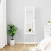 vidaXL Schmuckschrank mit Spiegel & LED-Beleuchtung Freistehend Weiß vidaXL Schmuckschrank mit Spiegel & LED-Beleuchtung Freistehend Weiß