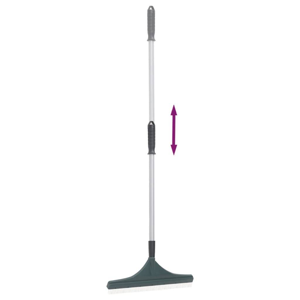vidaXL Rechen für Kunstrasen Dunkelgrün 131 cm PP