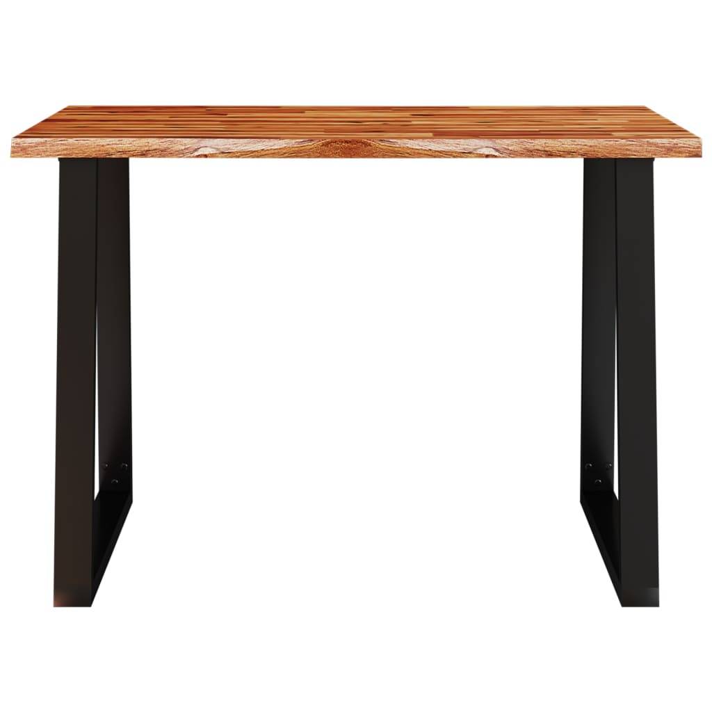 vidaXL Esstisch Baumkante 110x70x75 cm Massivholz Akazie