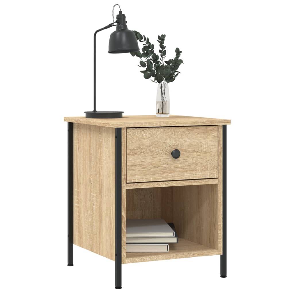 vidaXL Nachttisch Sonoma-Eiche 40x42x50 cm Holzwerkstoff