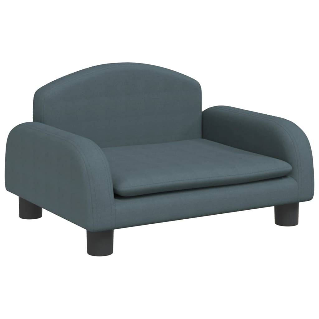 vidaXL Hundebett Dunkelgrau 50x40x30 cm Stoff