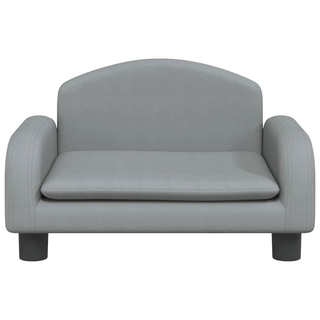 vidaXL Hundebett Hellgrau 50x40x30 cm Stoff