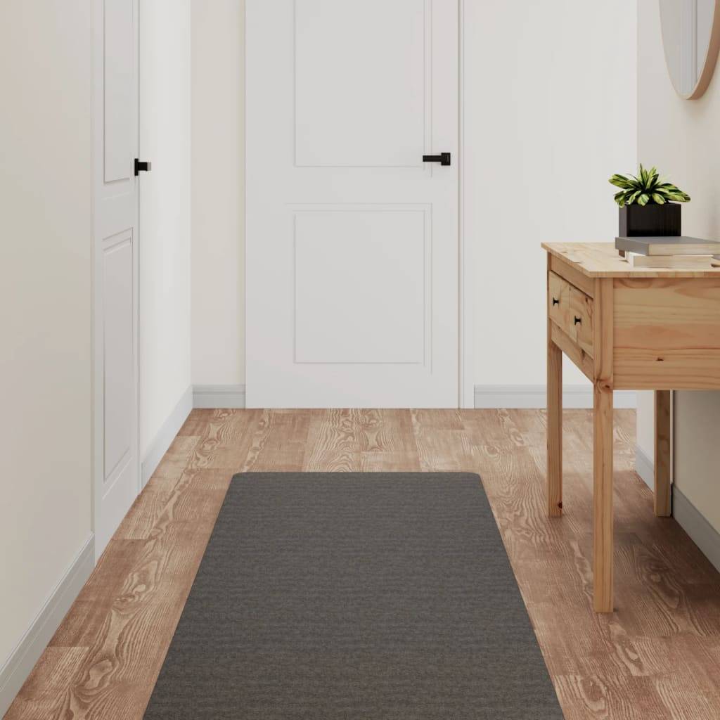 vidaXL Teppichläufer Anthrazit 60x180 cm