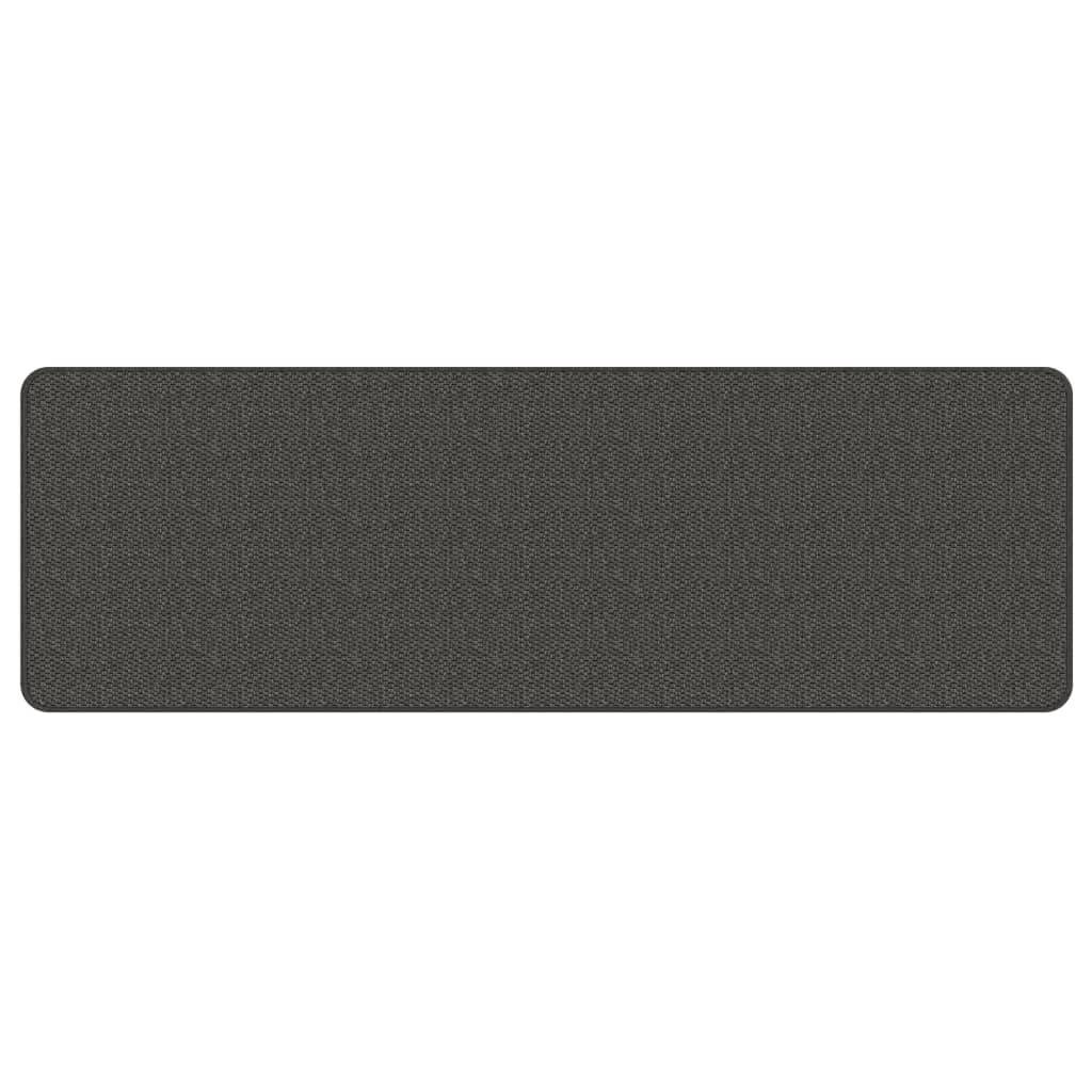 vidaXL Teppichläufer Sisal-Optik Anthrazit 50x150 cm