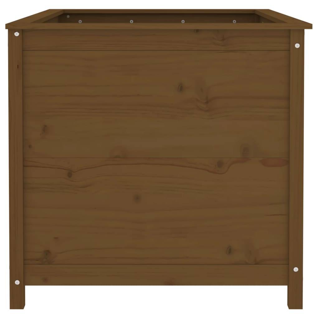 vidaXL Hochbeet Honigbraun 119,5x82,5x78 cm Massivholz Kiefer