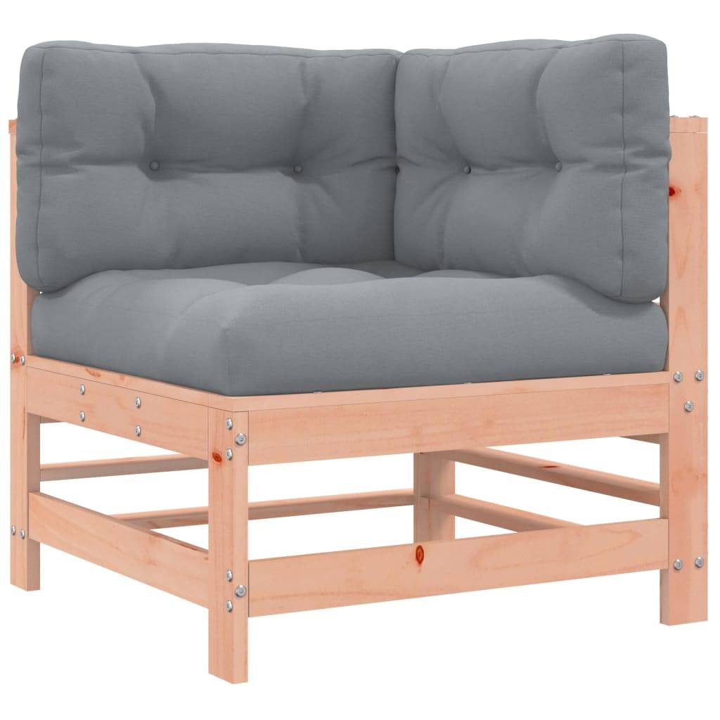 vidaXL Ecksofas mit Kissen 2 Stk. Massivholz Douglasie
