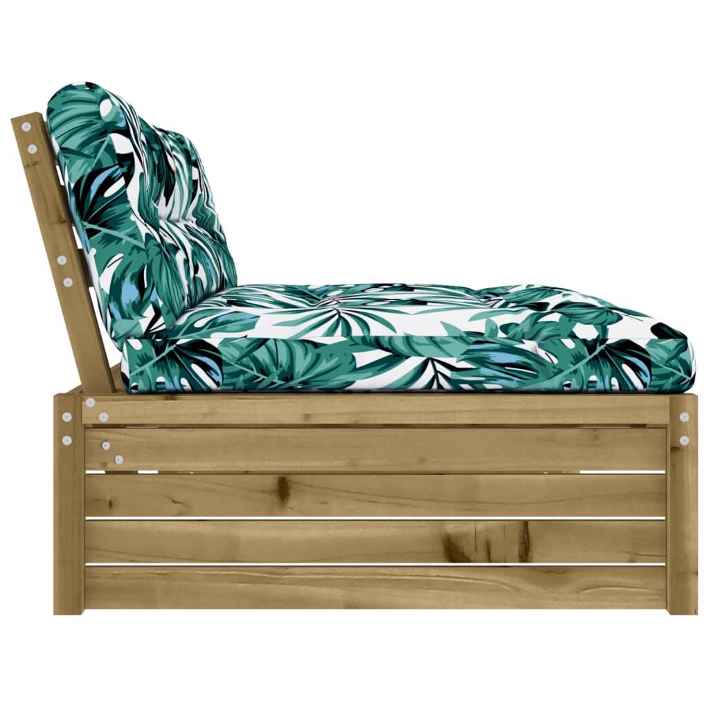 vidaXL Mittelsofa 120x80 cm Kiefernholz Imprägniert