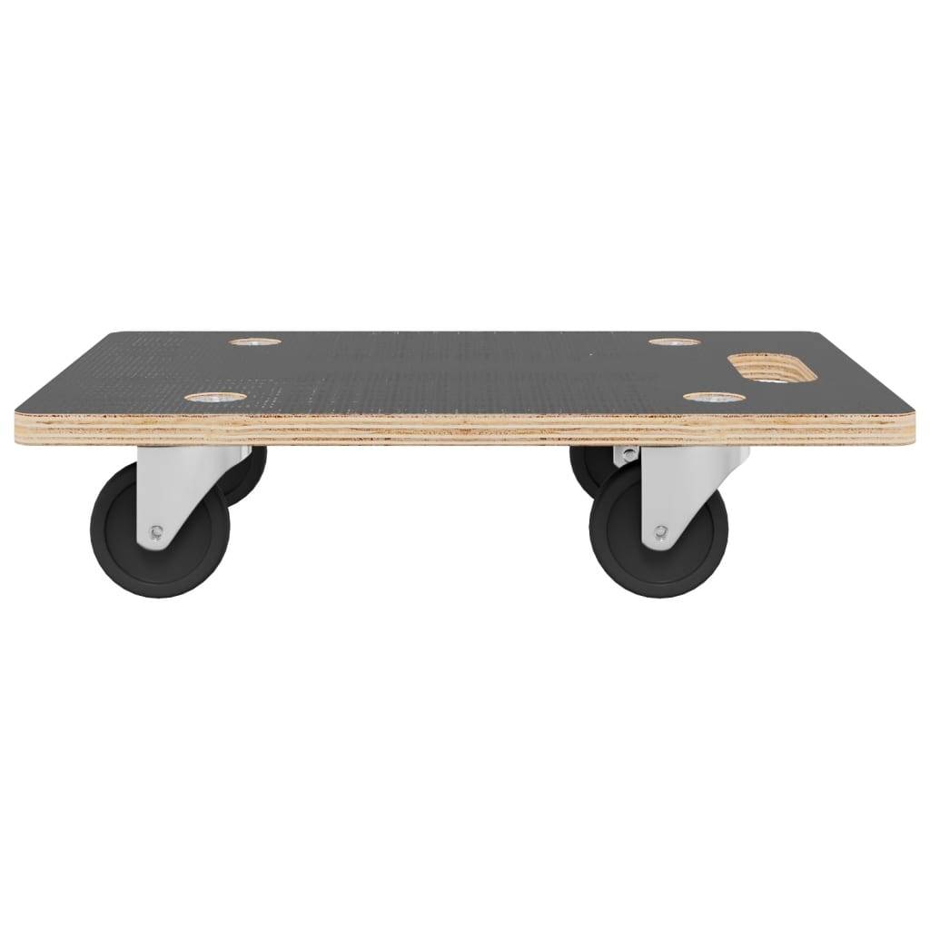 vidaXL Transportroller 2 Stk. Rechteckig 80x55x11,5 cm 250 kg