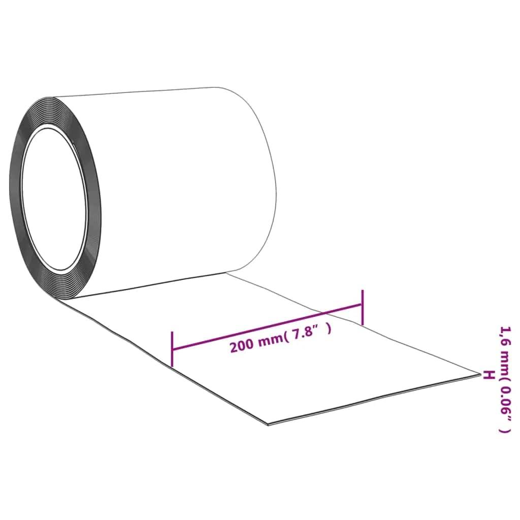 vidaXL Türvorhang Blau 200x1,6 mm 50 m PVC