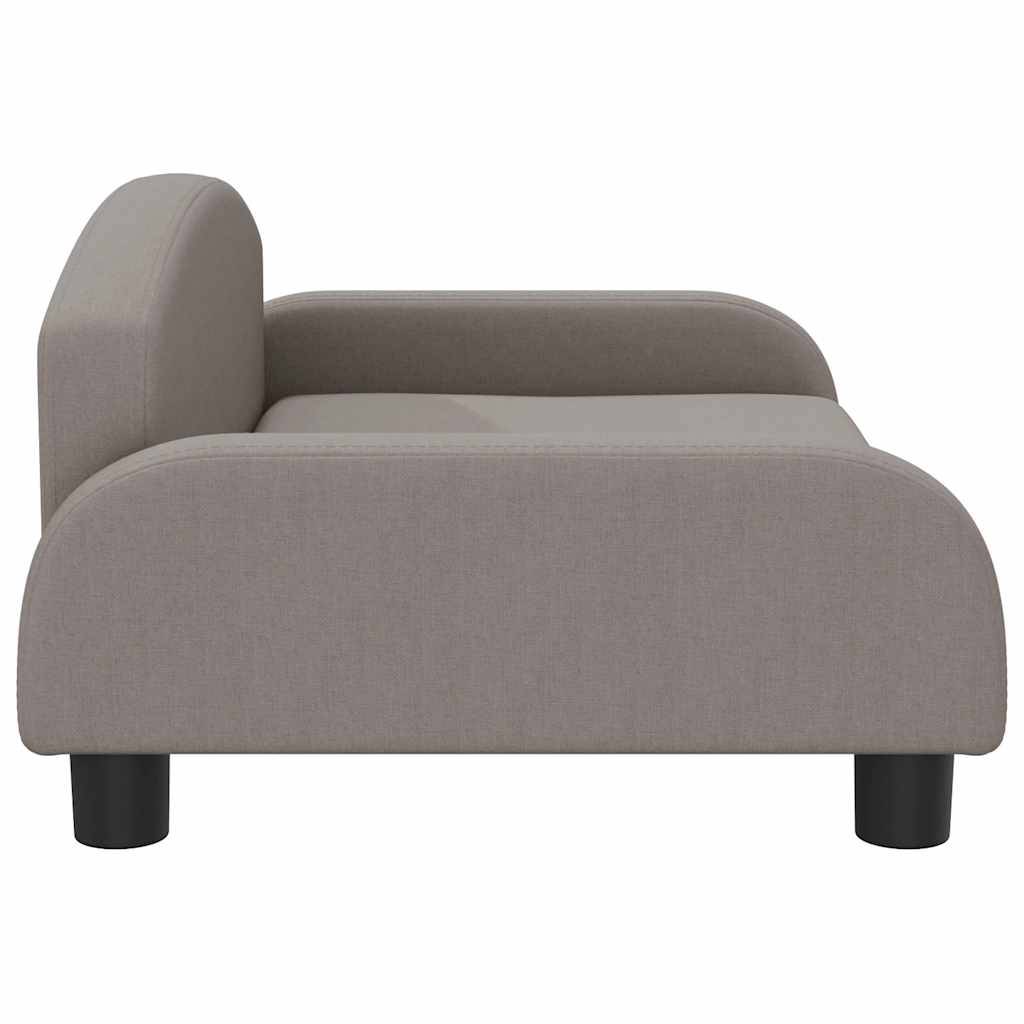 vidaXL Hundebett Taupe 70x45x30 cm Stoff