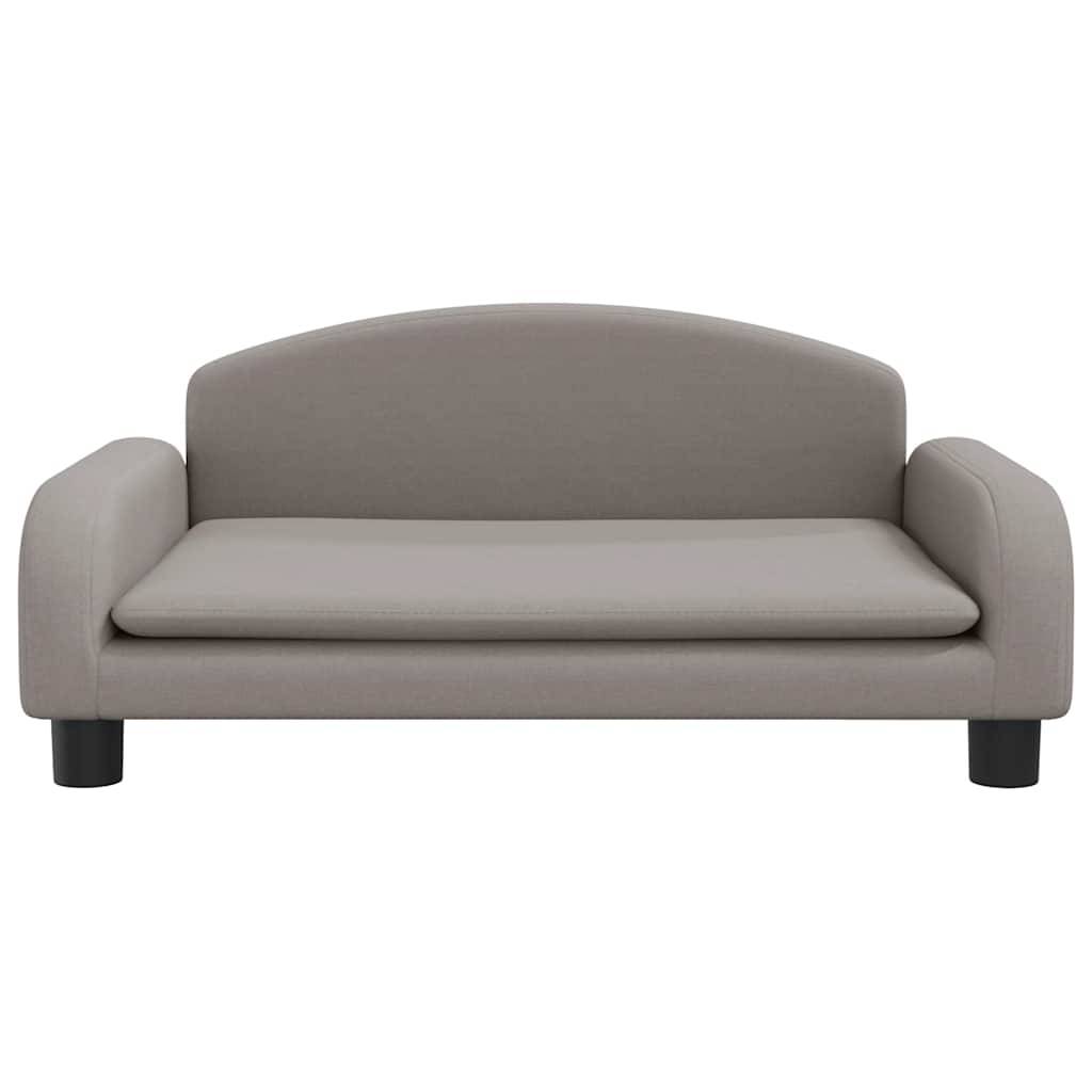 vidaXL Hundebett Taupe 70x45x30 cm Stoff