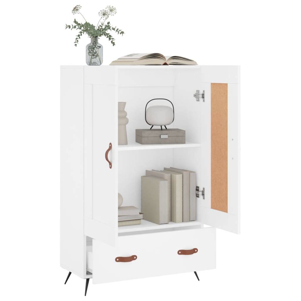 vidaXL Highboard Weiß 69,5x31x115 cm Holzwerkstoff