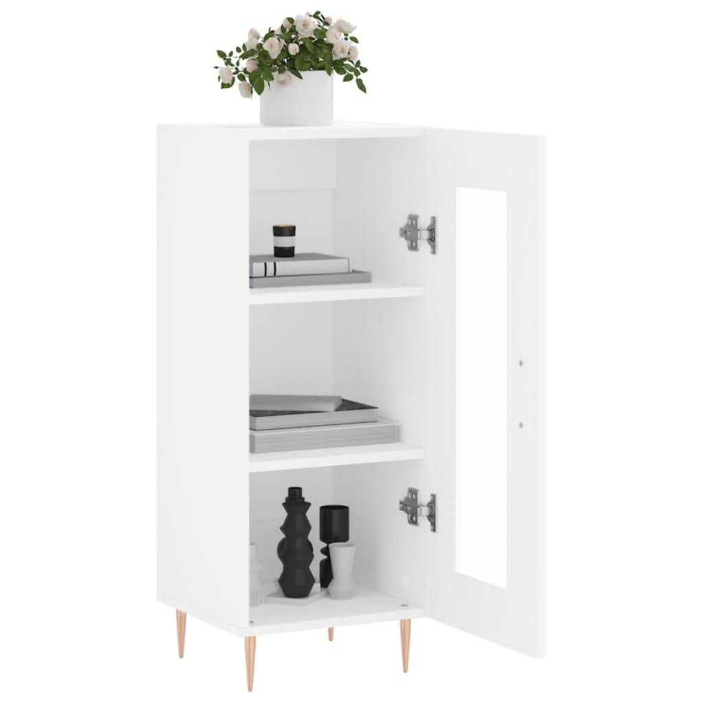 vidaXL Sideboard Weiß 34,5x34x90 cm Holzwerkstoff