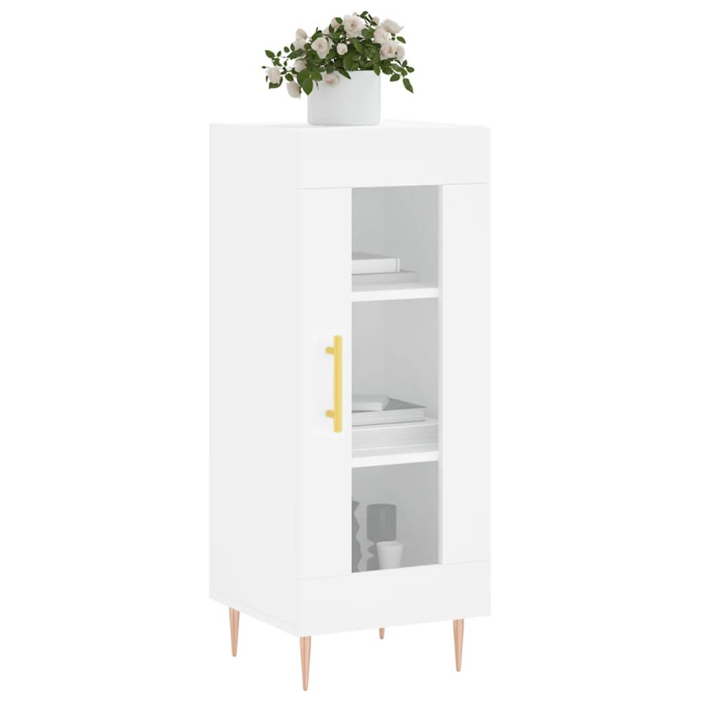 vidaXL Sideboard Weiß 34,5x34x90 cm Holzwerkstoff