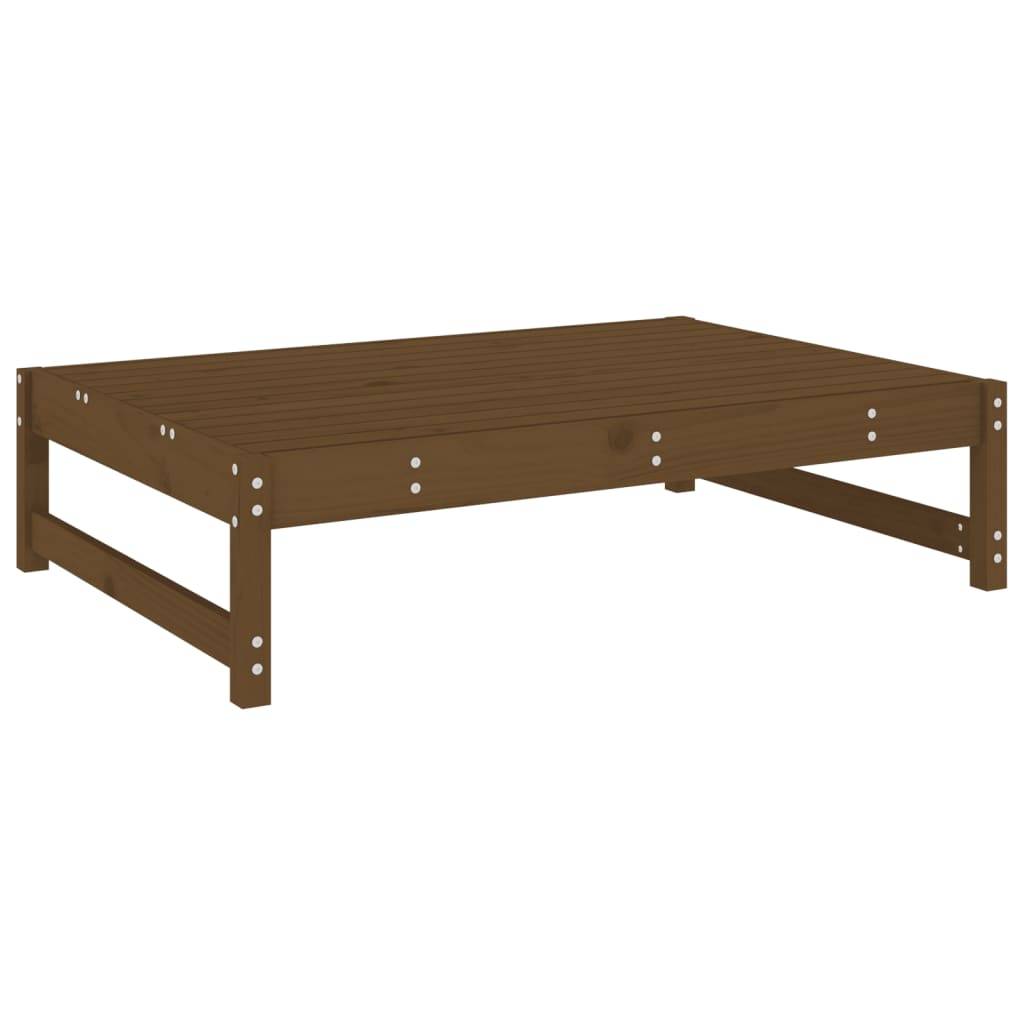 vidaXL Gartenhocker Honigbraun 120x80 cm Massivholz Kiefer