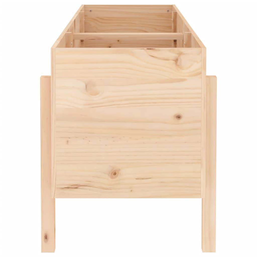 vidaXL Hochbeet 160x50x57 cm Massivholz Kiefer