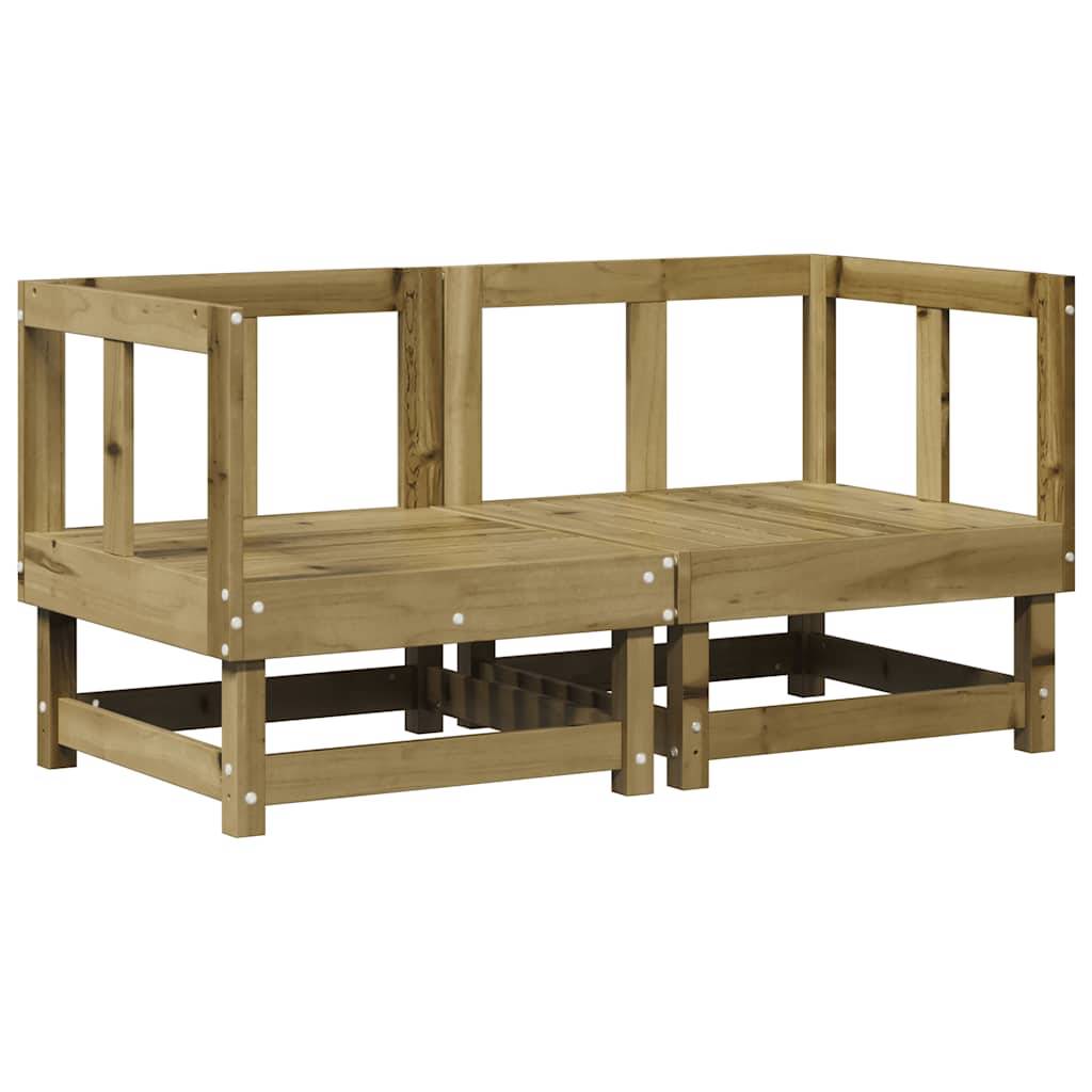 vidaXL Ecksofas mit Kissen 2 Stk. Kiefernholz Imprägniert