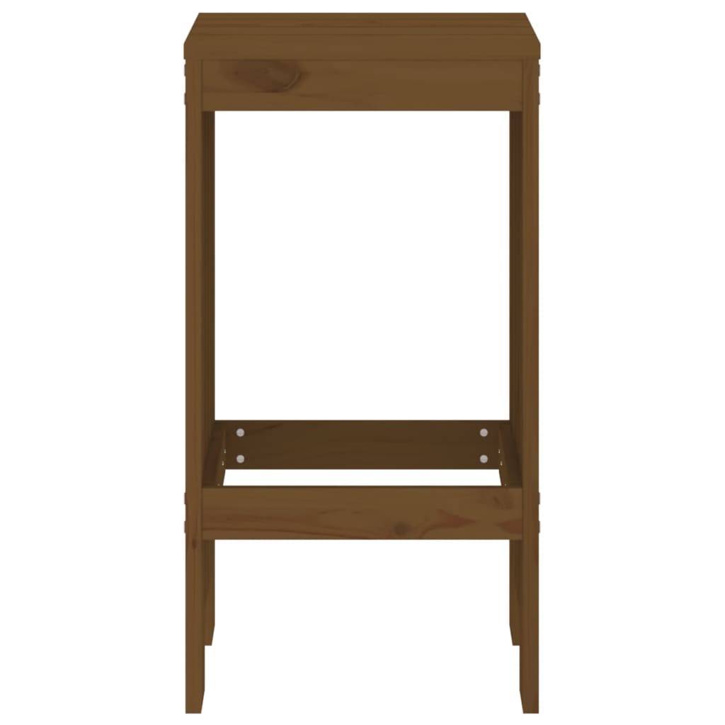 vidaXL Barhocker 2 Stk. Honigbraun 40x36x75 cm Massivholz Kiefer
