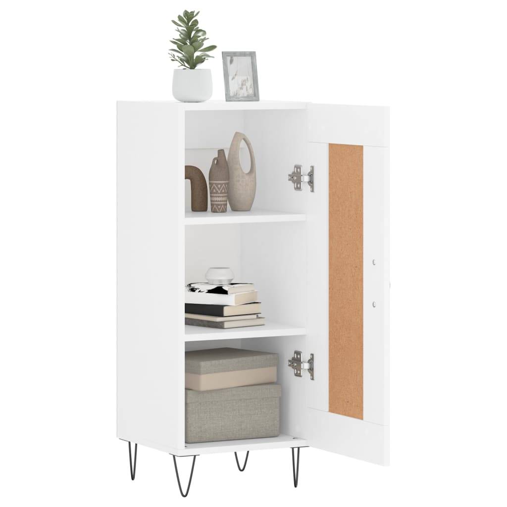 vidaXL Sideboard Weiß 34,5x34x90 cm Holzwerkstoff