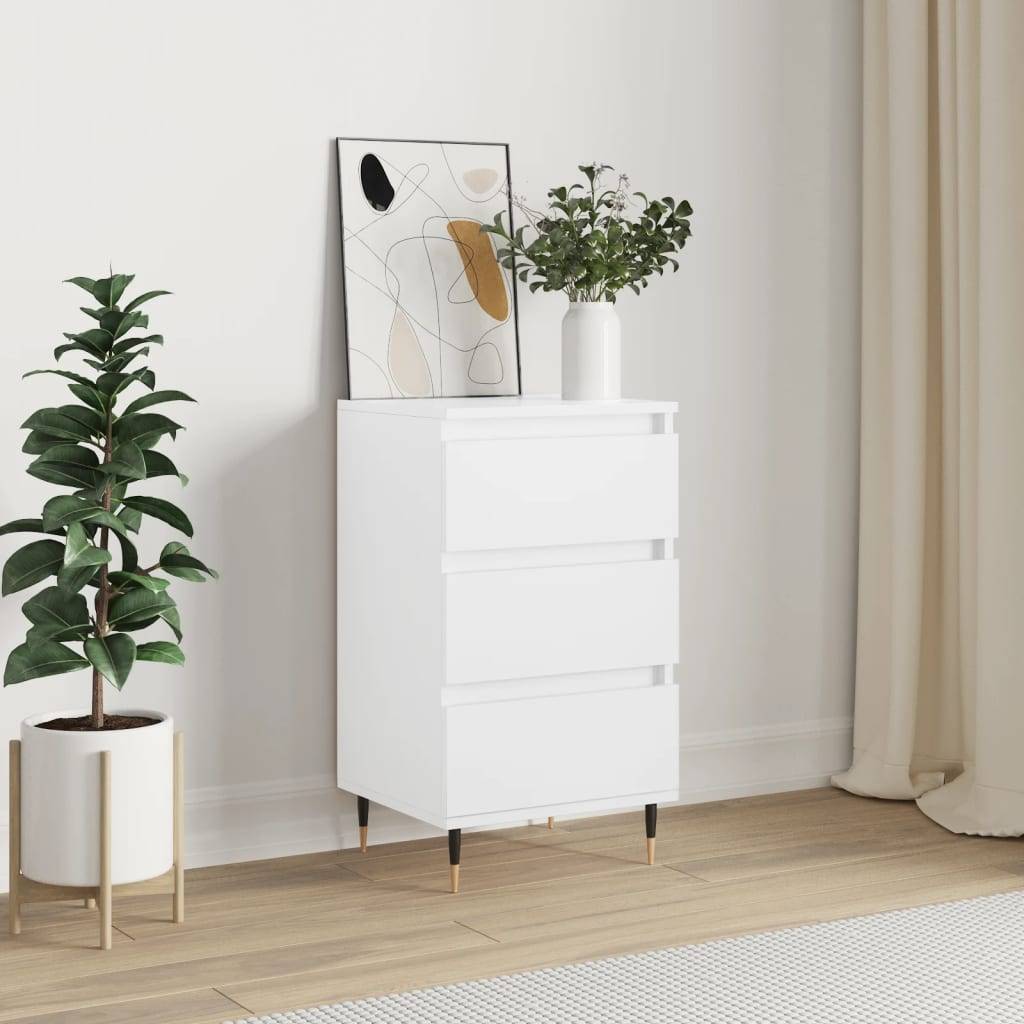 vidaXL Sideboard Weiß 40x35x70 cm Holzwerkstoff